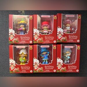 The World Of Strawberry Shortcake Full Set 6 Figures CheeBee TLS Toy Series 2